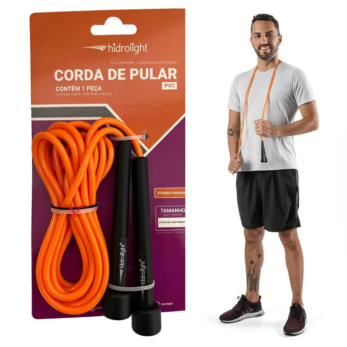 Corda de PVC para treino funcional e crossfit em Jaciara MT